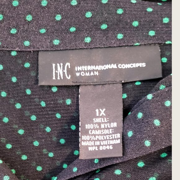 INC International Concepts Blouse with Built-In Tank NWOT - Picture 8 of 8